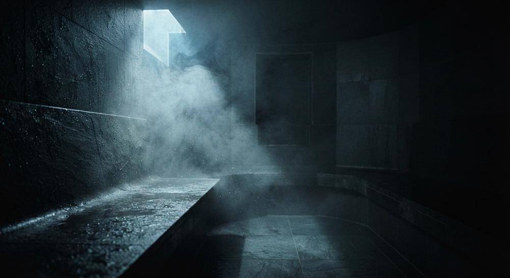 The steam room